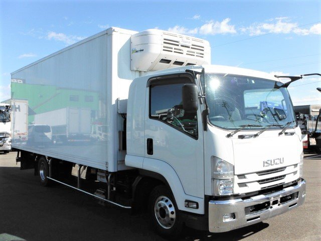 イスズ TKG-FRR90T2 冷凍車 4t ワイド