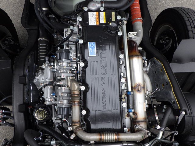 三菱 2KG-FK62F 平ボディ 4t ワイド