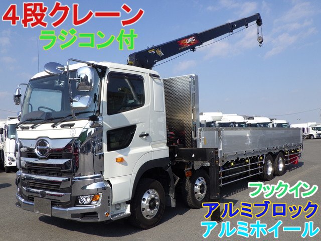 クレーン４段 日野 10t超 2DG-FW1AHC 