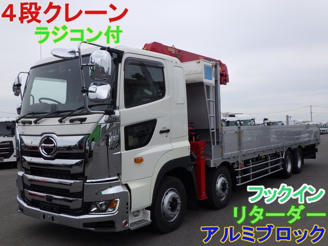 クレーン４段 日野 10t超 2DG-FW1AHC 