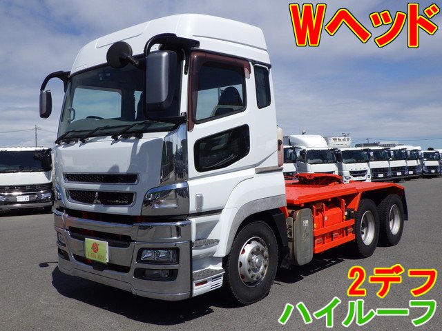 Ｗヘッド 三菱 10t超 QKG-FV60VJR 
